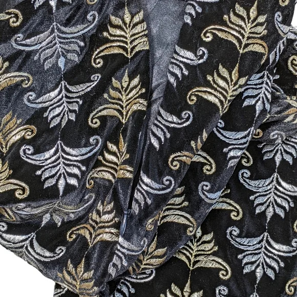 New Frances Valentine Petrie Metallic Embroidered Pants - Picture 6 of 13